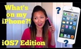 What's On My iPhone?! ✦ iOS7 Edition