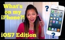 What's On My iPhone?! ✦ iOS7 Edition