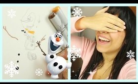 BLINDFOLD/LOOK UP - DRAWING CHALLENGE | OLAF