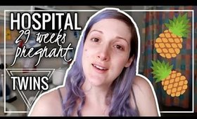 29 WEEKS HIGH RISK PREGNANCY WITH TWINS BELLY | Hospital Update | Twin Tuesday