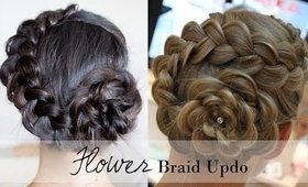 Easy How-to | 5 Min Flower Braid Updo