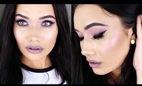 GLOWING SMOKEY MAUVE MAKEUP TUTORIAL | TBT+ Chit Chat