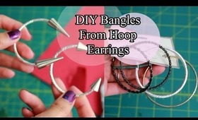 DIY: Bangles From Earrings