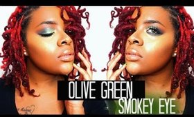 OLIVE GREEN SMOKEY EYE