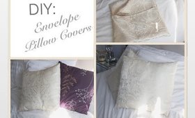 Transition with me | DIY: Designer Pillow Covers