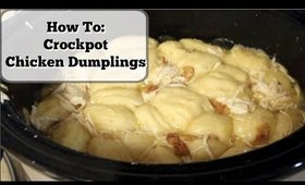 Crockpot Chicken Dumplings!