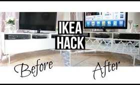 Ikea Hack -DIY Mirrored TV Stand