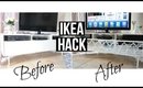 Ikea Hack -DIY Mirrored TV Stand