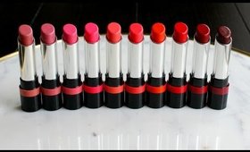 RIMMEL THE ONLY 1 LIPSTICK SWATCHES & REVIEW!