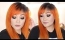 Green & Orange Fall Makeup Look + Full Face Only & First Impression of COL-LAB MAKEUP