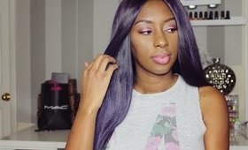 Purple Hair/Intro: Lippie Try on Week♥BeautybyCresent