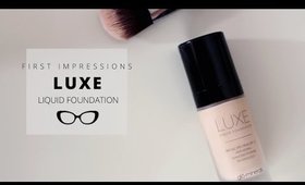FIRST IMPRESSIONS: GLO MINERALS LUXE LIQUID FOUNDATION