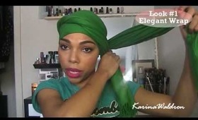 HOW-TO: HEAD WRAP WITH 5 DIFFERENT STYLES || CURLSNLIPSTICK❤