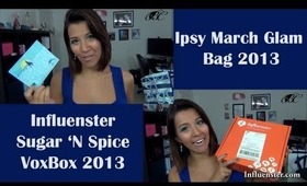 Primeras Impresiones: Ipsy March Glam Bag & Influenster Sugar 'N Spice