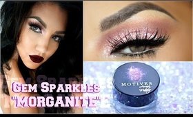 Maquillaje MORGANITE Gem Sparkles Colaboracion Motives Cosmetics +SORTEO!! -@auroramakeup