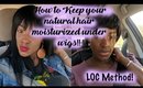 How I Moisturize/Prep my Hair Under Wigs/Turbans l TotalDivaRea