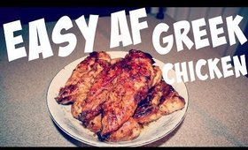 EASY AF GREEK CHICKEN TUTORIAL | SPENSER