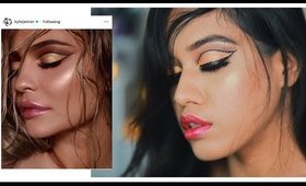 I Tried To Recreate a Kylie Jenner Makeup Look 👀💋✨