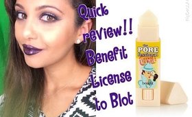 Quick Review!! Benefit The Porefessional License To Blot