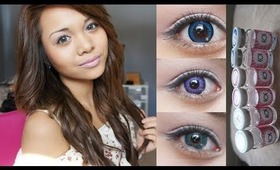 Blue, Violet, & Turquoise Circle Lens (Kiwiberry1's Collection) Review