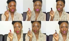 Drugstore Lipsticks Haul +  Demo #Rimmelapocalips #maybeline #revlon