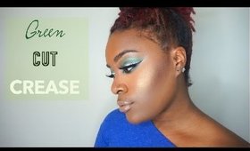 Green Cut Crease |Makeup Tutorial|
