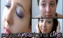 ♡ Purple Eyes & Coral Lips | Makeup Tutorial ♡