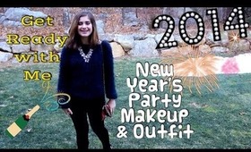 New Year`s Party Makeup & Outfit: Get Ready With Me