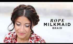 Rope Milkmaid Braid Hairstyle