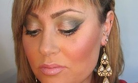 Shimmering Pine Trees Makeup Look