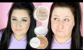 Maybelline Dream Cushion Foundation REVIEW + WEAR TEST!!