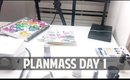 PLANMASS DAY 1 | Vlogmas 2017