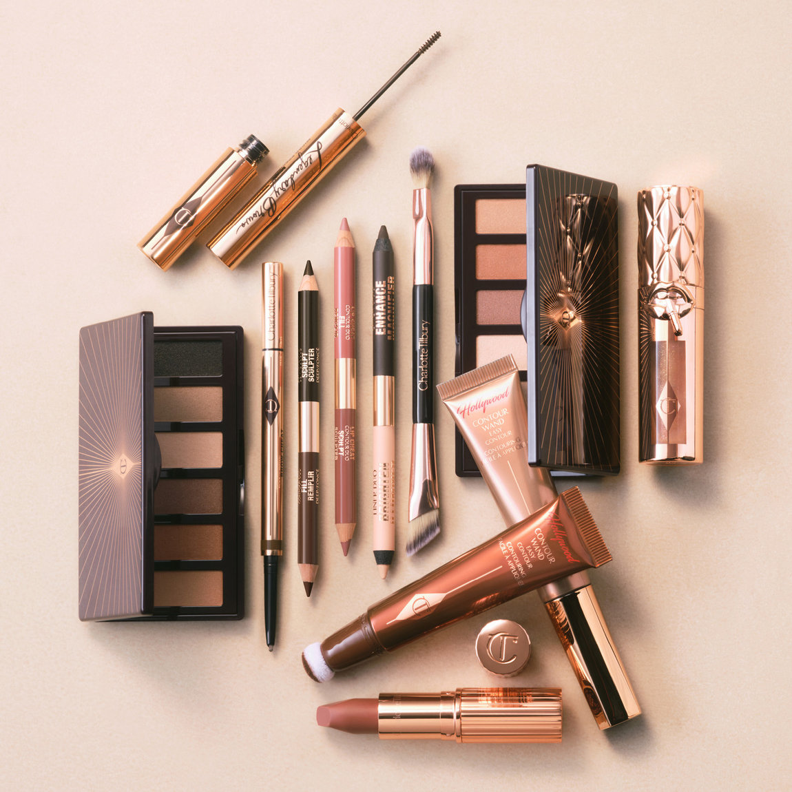 Charlotte Tilbury ブラシ2本セット Charlotte Tilbury Super Nudes Shapewear Dual Ended Face Brush