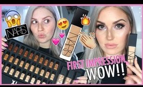 FIRST IMPRESSION 💟😱 Nars Natural Radiant Longwear Foundation