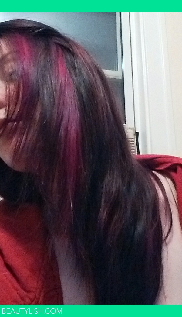 Fuschia and burgundy hair colour | Erin M.'s Photo | Beautylish