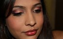 Peach & Purple Bollywood Makeup For Indian/Pakistani Tan Skin
