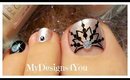Winter Toe Nail Art | New Year's Snowflake Pedicure ♥