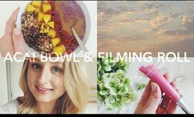 Acai Bowl & Filming Roll | Day 6 #JessicaVlogsAugust