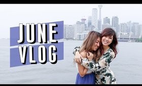 I MET MICHELLE PHAN & IAMKARENO! | June Monthly VLOG