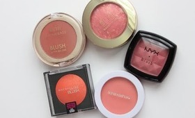 Favorites | Top 5 Drugstore Spring & Summer Summer Blushes.