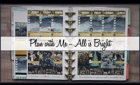 Plan With Me | All is Bright feat. PrintsVI (Happy Planner Vertical)