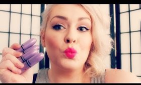 MAC Kelly Osbourne Lipstick Try On & Cheeky Bugger Blush