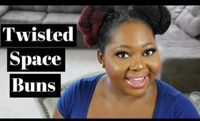 HOW TO GET BOSS SPACE BUNS | Natural Hairstyle