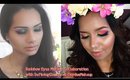 FESTIVAL & COLORFUL FULL FACE MAKEUP TUTORIAL | COLLAB WITH HINA (DEFINING GLAMOUR) | CaydaaMakeup