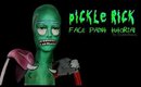 Pickle Rick RICK AND MORTY Face Paint Tutorial Halloween Makeup 2018 SmashinBeauty