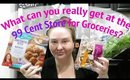 What can you really get at the 99 Cents Only Stores? Grocery Haul #1