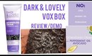 Dark & Lovely VoxBox | Dark & Lovely detangling cream with peppermint oil + avocado | demo/review