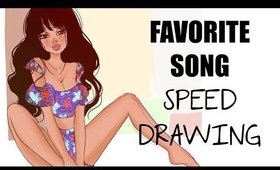 HAVANA UH NA NA! - Favorite Song (October) - SPEED DRAWING