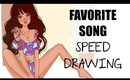 HAVANA UH NA NA! - Favorite Song (October) - SPEED DRAWING