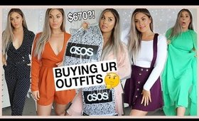 $670 ASOS Try On Haul 💩 BUYING STUFF YOU SENT ME.. help